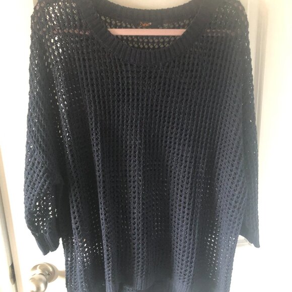Dex Long Sleeve Crochet Sweater - Picture 9 of 10